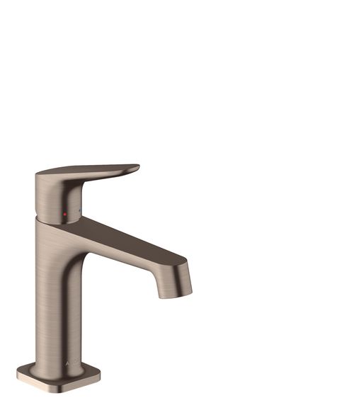 AXOR-HG-AXOR-Citterio-M-Einhebel-Waschtischmischer-100-mit-Zugstangen-Ablaufgarnitur-Brushed-Nickel-34010820 gallery number 1